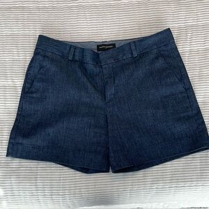 Banana Republic Women's Chambray Blue Shorts
